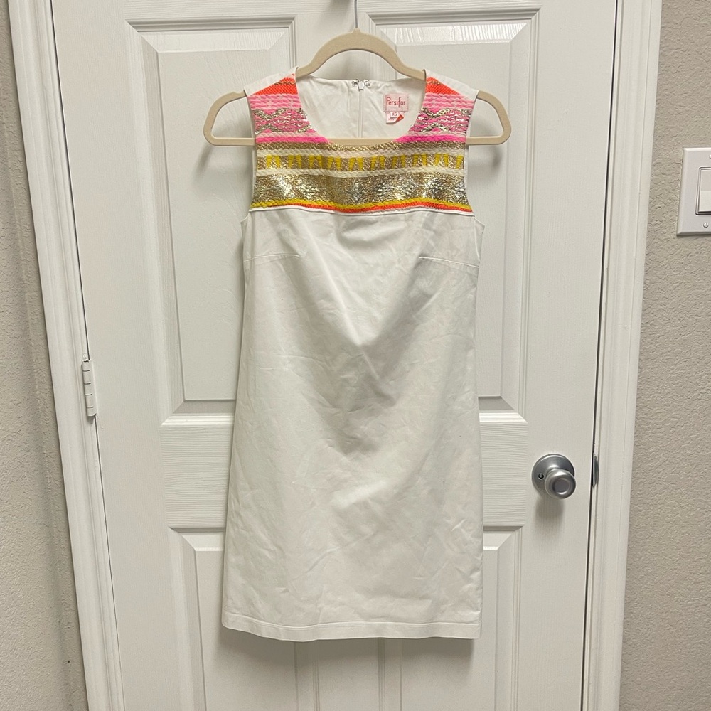 Persifor White Sheath Dress